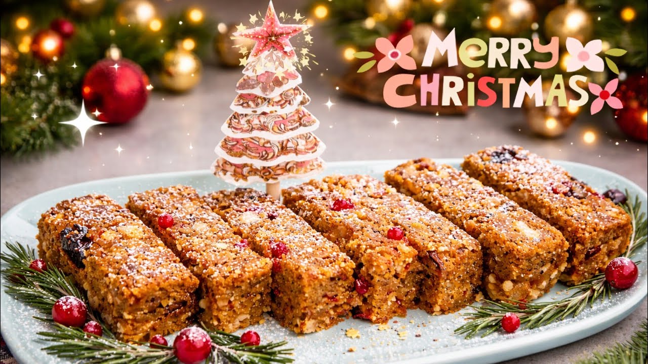 Easy Christmas Cake Recipe l No Alchohol l Christmas Dessert l Cake l Fruit Cake l Merry Christmas 