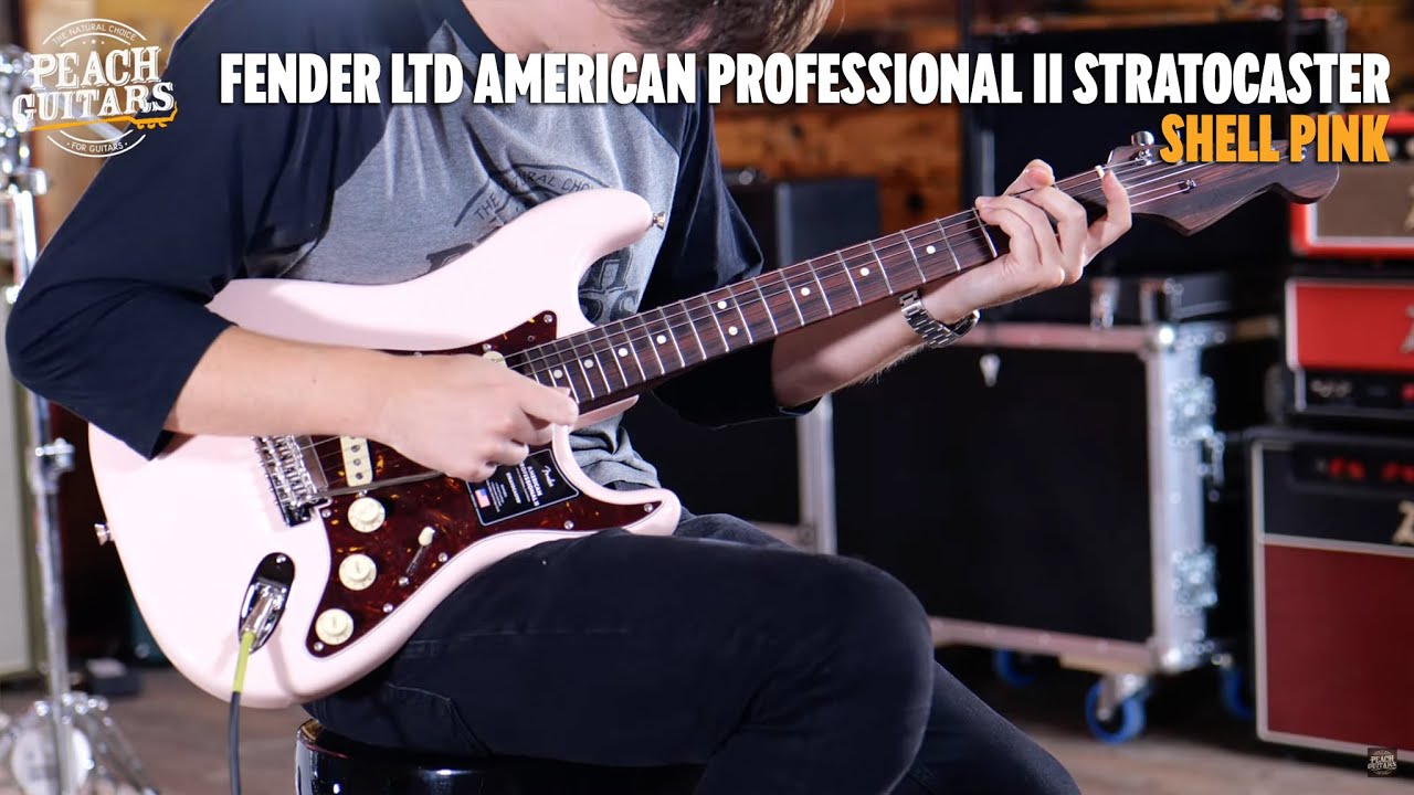 No Talking...Just Tones | Fender Limited Edition American Professional II Stratocaster | Shell Pink
