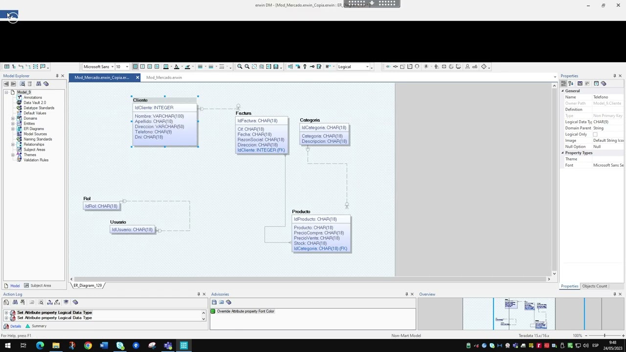 5.  Erwin Data Modeler   Comparar Modelos de Datos con Complete Compare