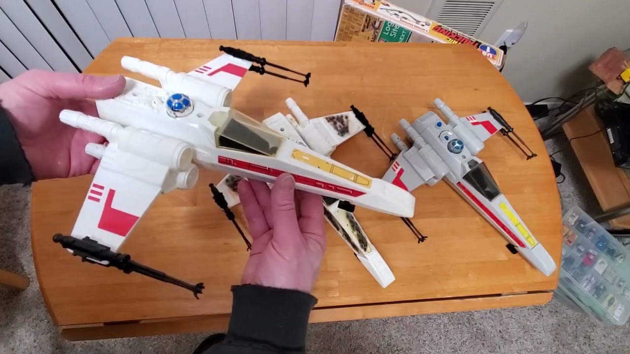Three Versions of the Palitoy X-Wing