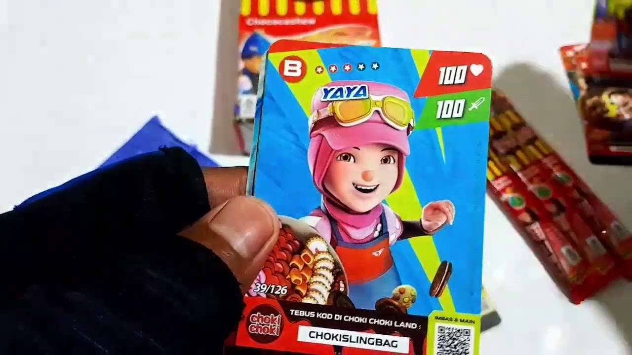 Unboxing Boboiboy card keren langka terbaik #boboiboy