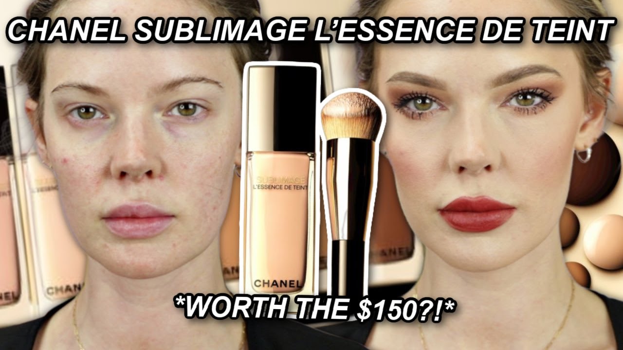 CHANEL SUBLIMAGE L'ESSENCE DE TEINT FOUNDATION REVIEW (natural light shots, and two day wear test)