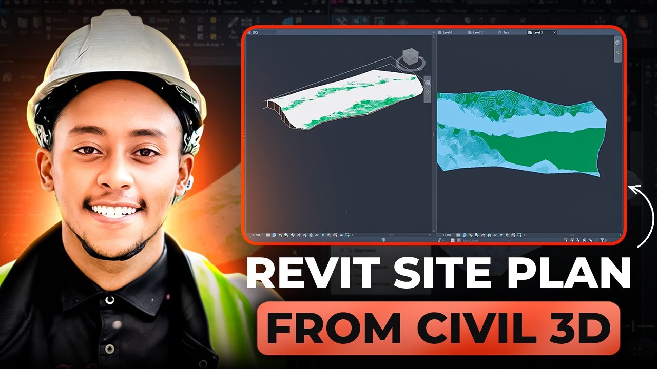 How to create a Revit site plan using Civil 3D CAD survey files