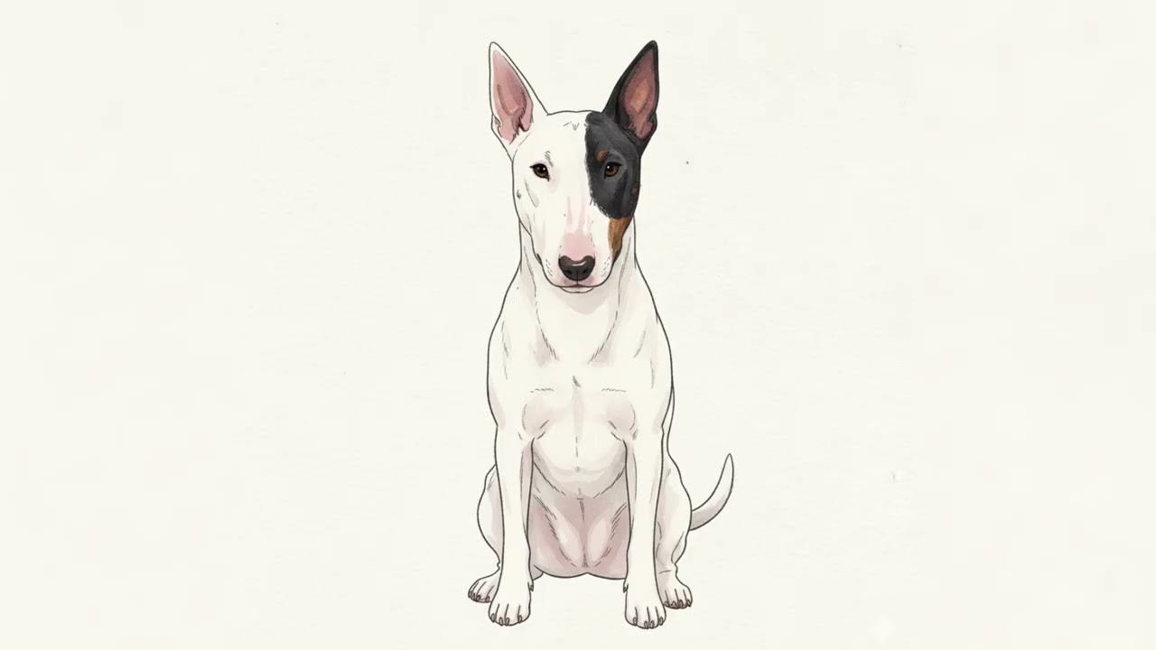 3 Hours of Playful Bull Terrier // woof. 030 - Quirky Focus Lofi