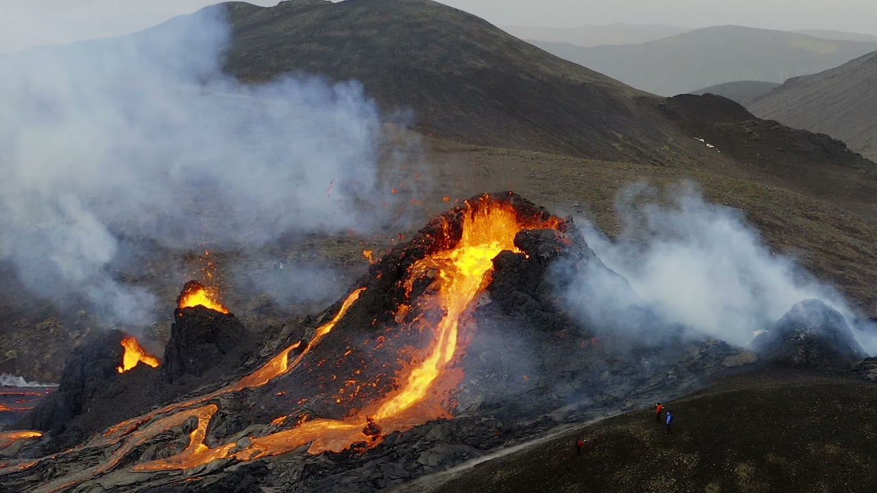 Volcano Geldingadalur- Amazing ICELAND in 4K UHD - Aerial Drone Footage