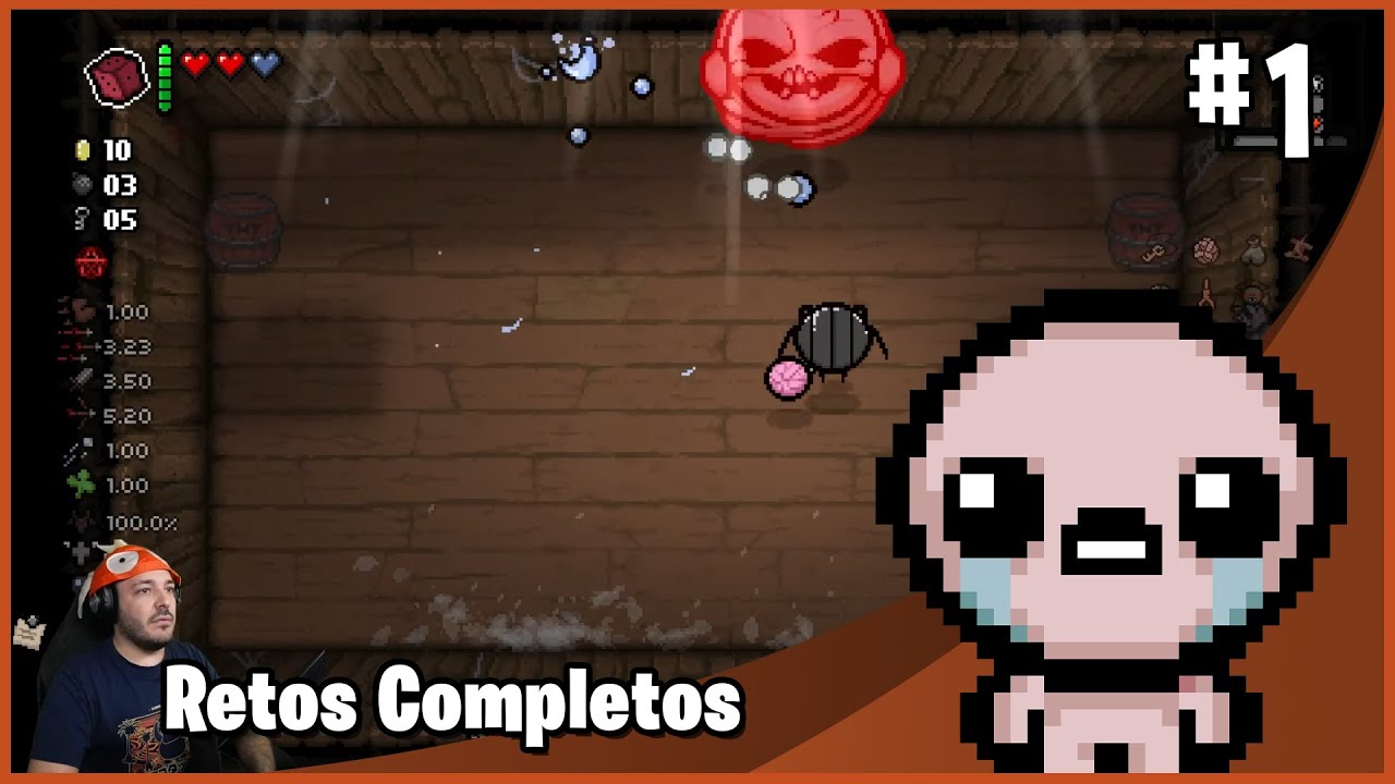 Tarde de Retos en The Binding of Isaac