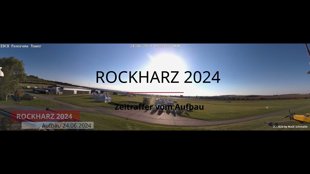 Zeitraffer Rockharz 2024 (Aufbau) in 4k