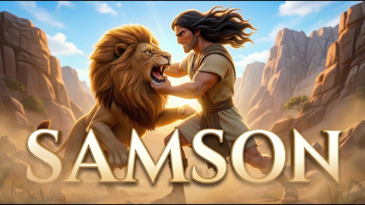 Samson Bible Story | Animated Bible Movie | The Strongest Man in the Bible