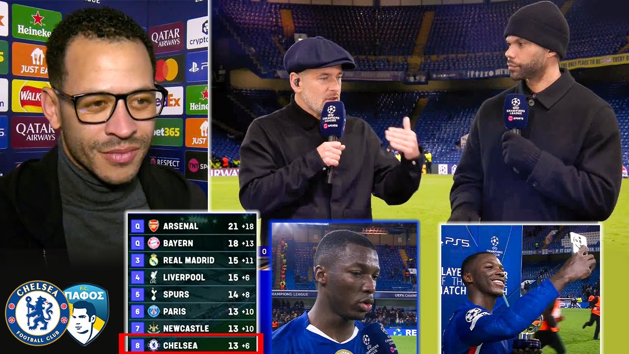 Chelsea vs Paphos 1-0 Caicedo on Fire! Chelsea Secure a Top-8 Spot — Liam Rosenior Reaction🔥