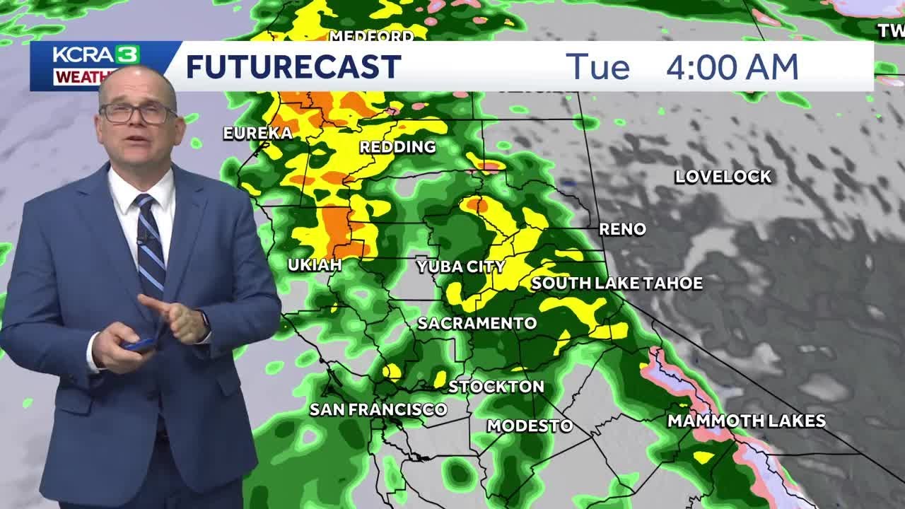 NorCal forecast: Rain for the entire region Tuesday