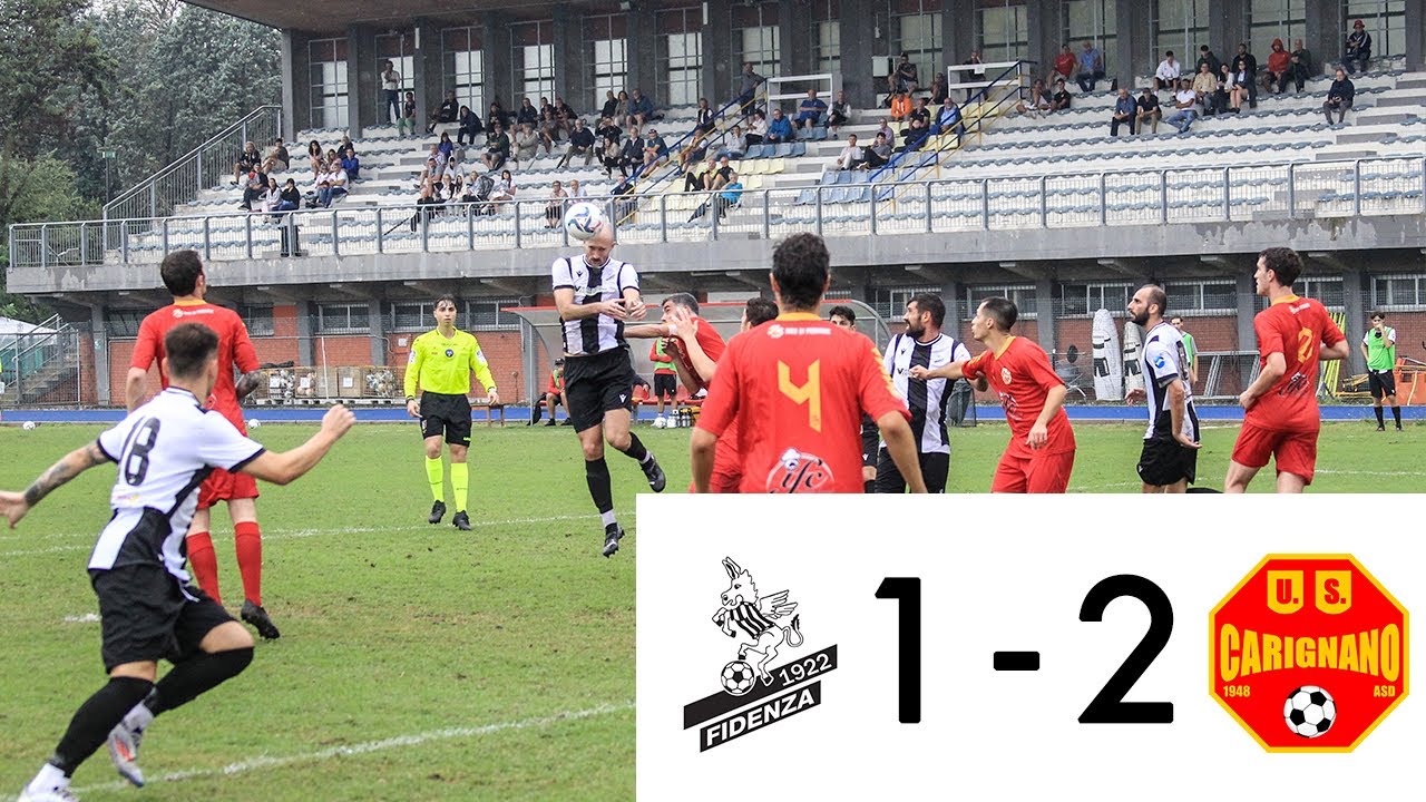 Fidenza 1-2 Carignano | Derby perso alla prima al Francani | Highlights