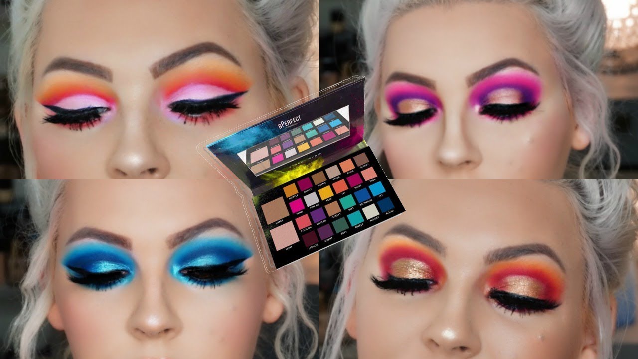 4 LOOKS 1 PALETTE | BPERFECT X STACEY MARIE CARNIVAL PALETTE