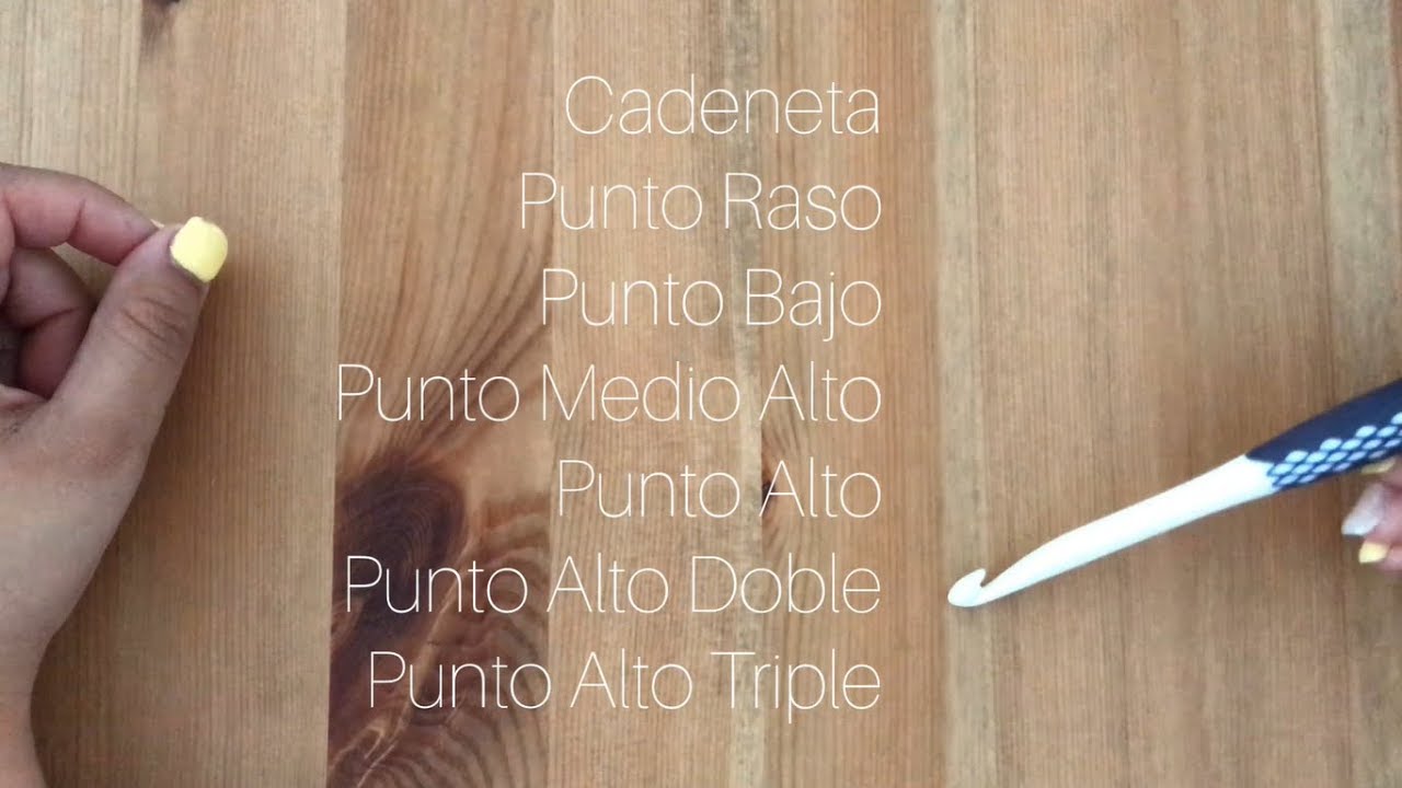 Ganchillo: Puntos Básicos