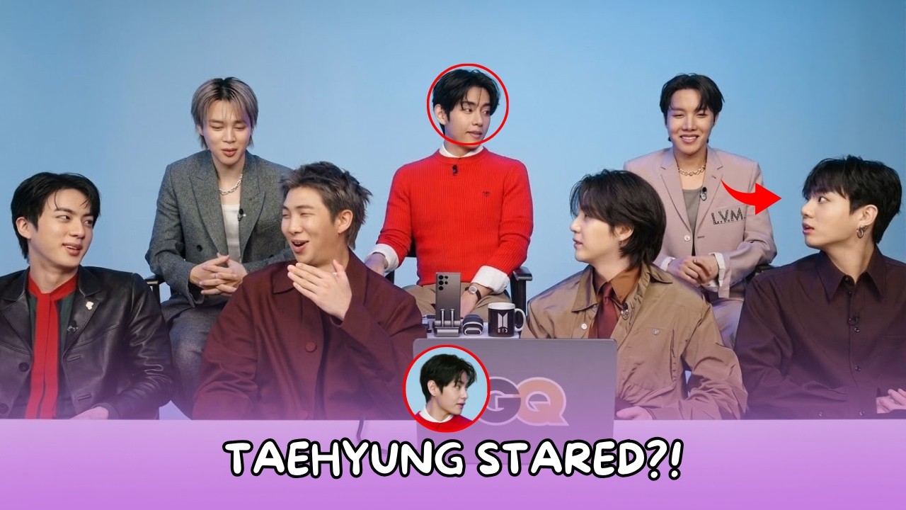 BTS GQ Interview Moment: Taehyung’s Intense Look at Jungkook That ARMY Completely Missed