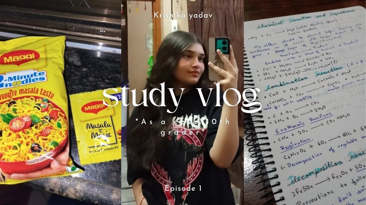 Late night study as a *cbse 10th grader*📚✨|preparing for pre board🎯| krishika yadav🌷