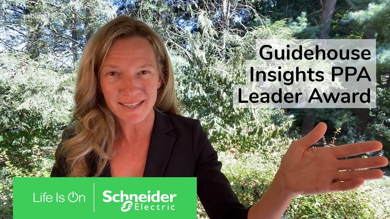 Schneider Electric Recognized as #1 PPA Marketplace Solution Provider | Schneider Electric
