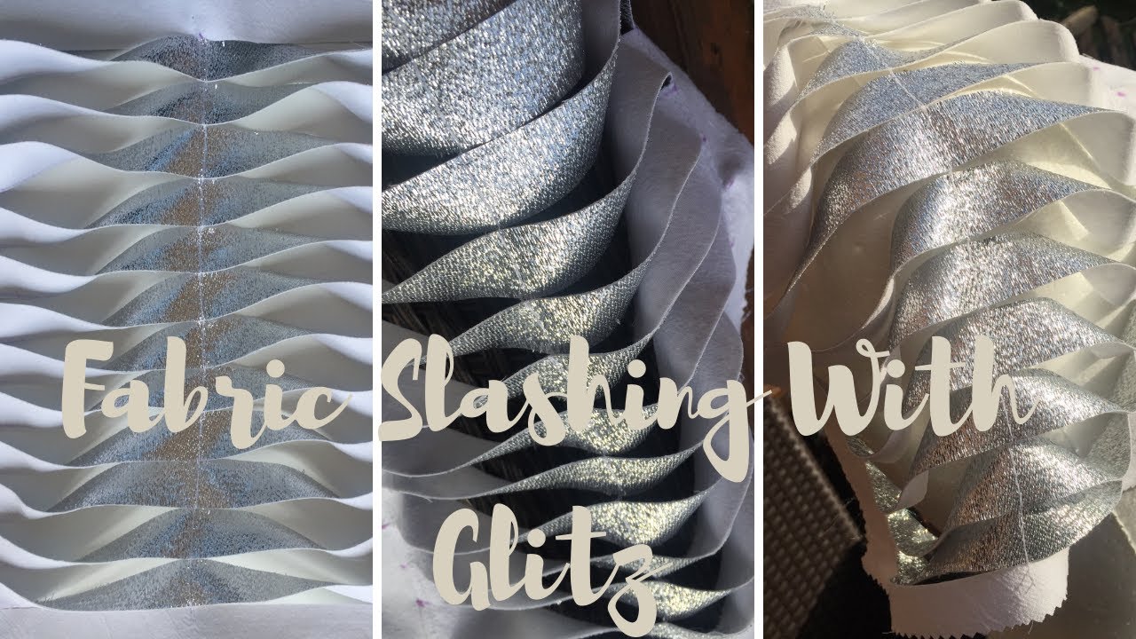 РАЗРЕЗАНИЕ ТКАНИ с GLITZ | Техника работы с тканью | Didsbury Art Studio