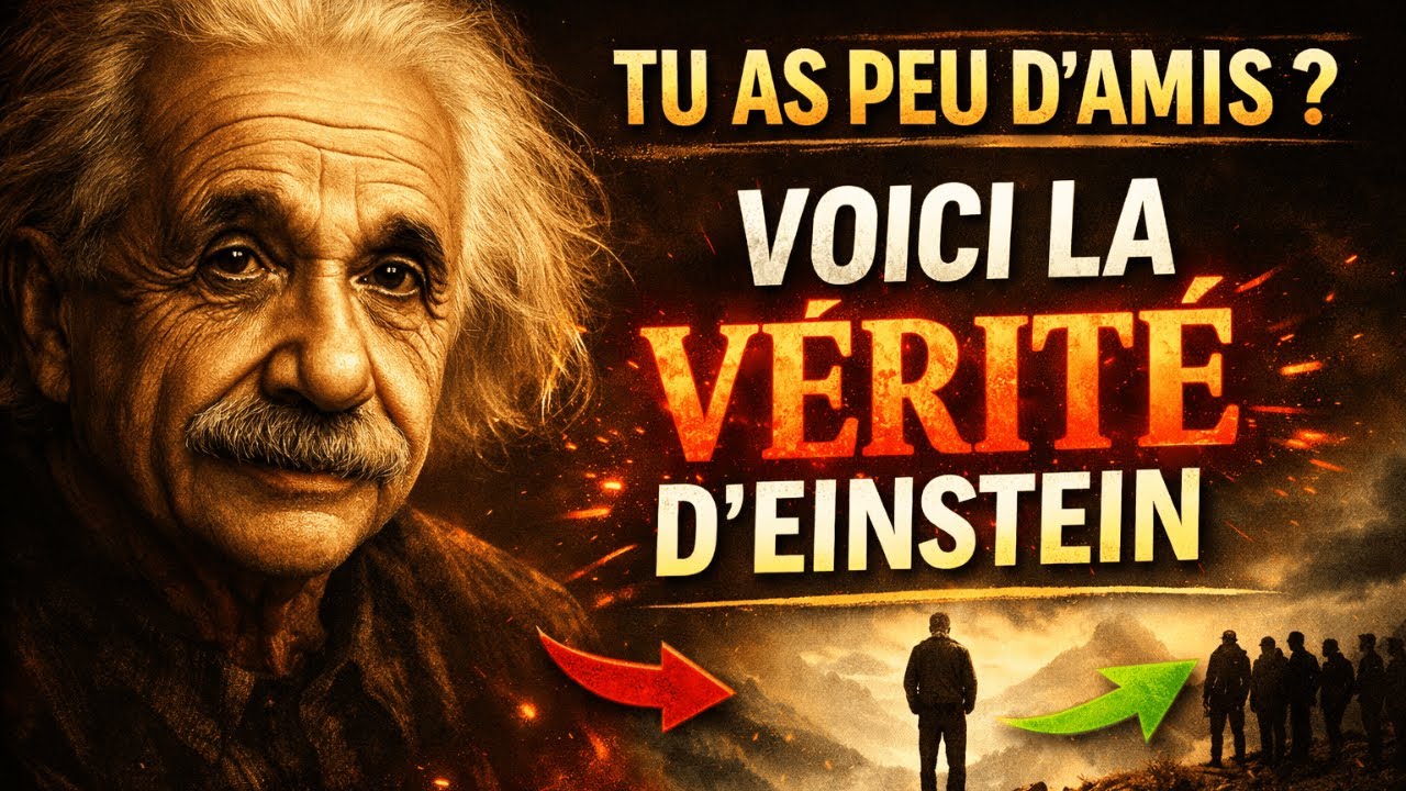 Tu as peu d’amis ? Einstein révélait la vraie raison, et ça change tout