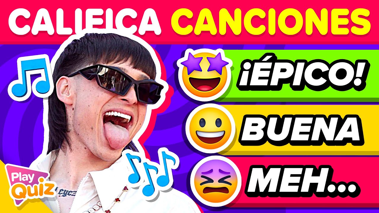 Califica La Canci&oacute;n 2023 🎶 🤔 Tier List Especial M&uacute;sica 🔊 Elige el nivel Canciones - Play Quiz M&uacute;sica