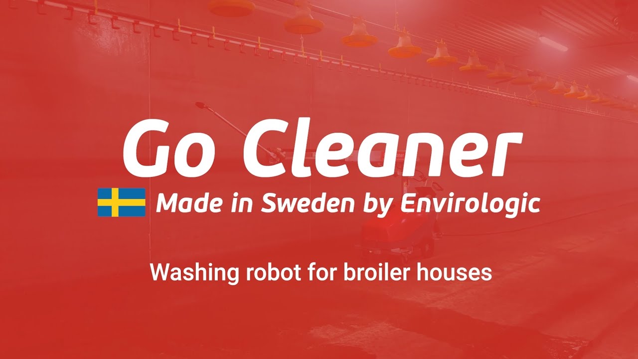Go Cleaner - Washing robot for broiler houses- Highlights