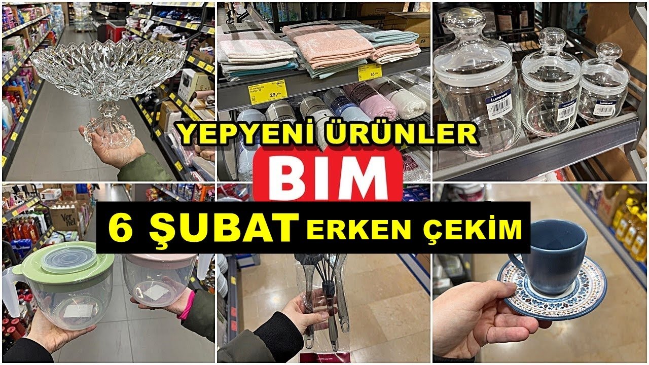 BİME GELDİ HEMEN ALDIK💃BİM 6 ŞUBAT 2026 CUMA💃/GERÇEK İLK VE TEK ERKEN ÇEKİM❗️/YEPYENİ ÜRÜNLER/
