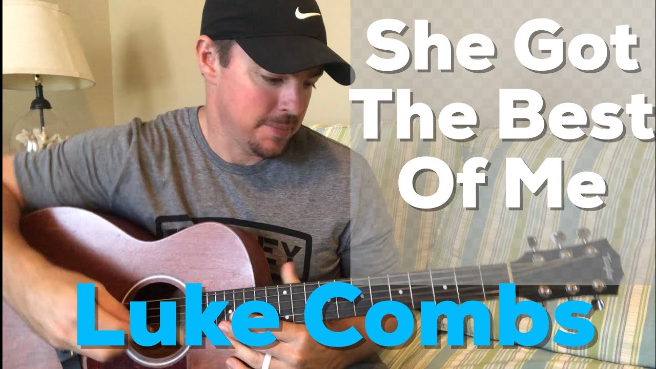 She Got The Best of Me | Luke Combs | Track Chord Guitar Lesson