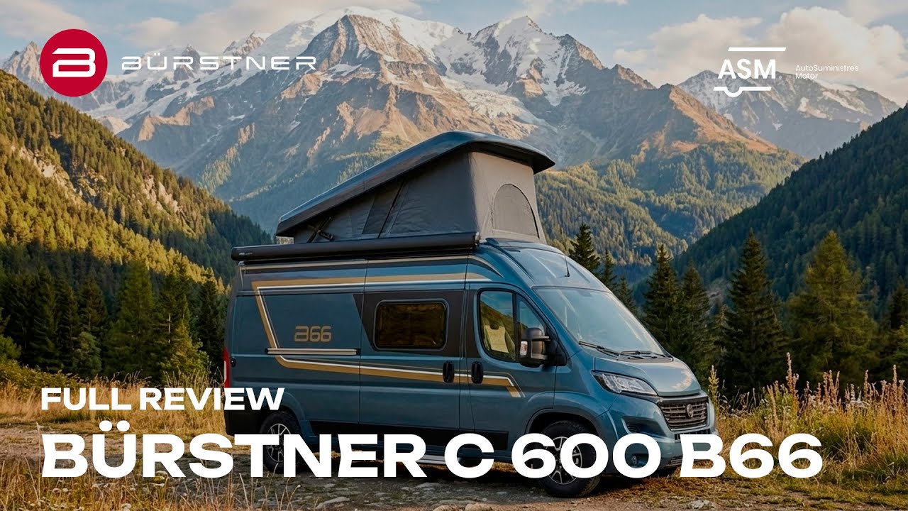 NOVEDAD CAMPER DE BURSTNER 2026 · Bürstner C 600 B66 · Full Review 4K