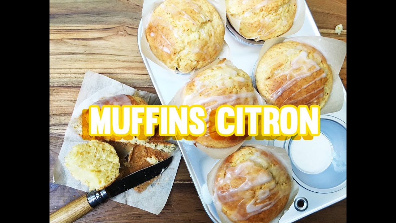 Recette healthy : MUFFINS CITRON LEGERS et faciles