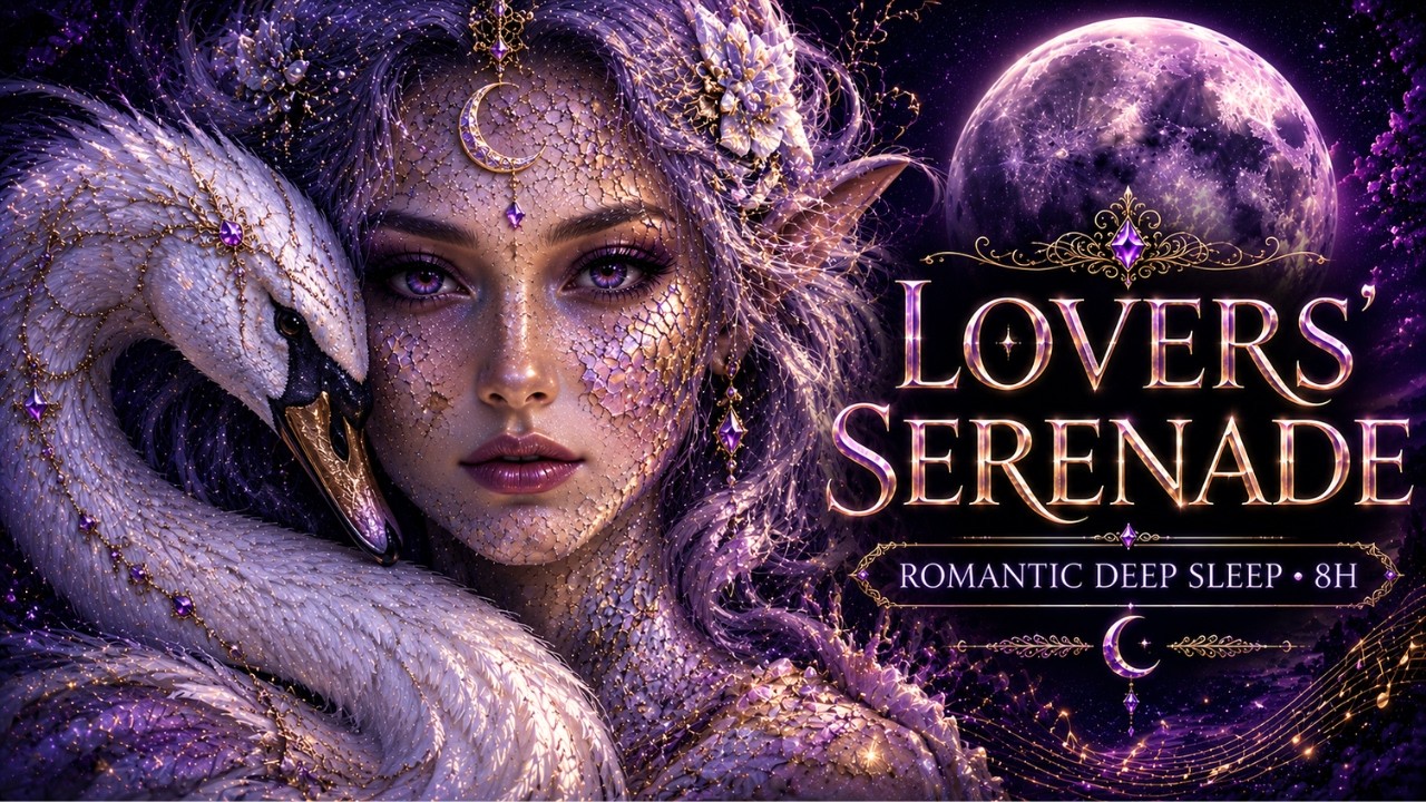 🌙 Starlight Moon Serenade 🌙 8 Hours of Gentle Music for Deep Sleep, Relaxation & Healing Rest