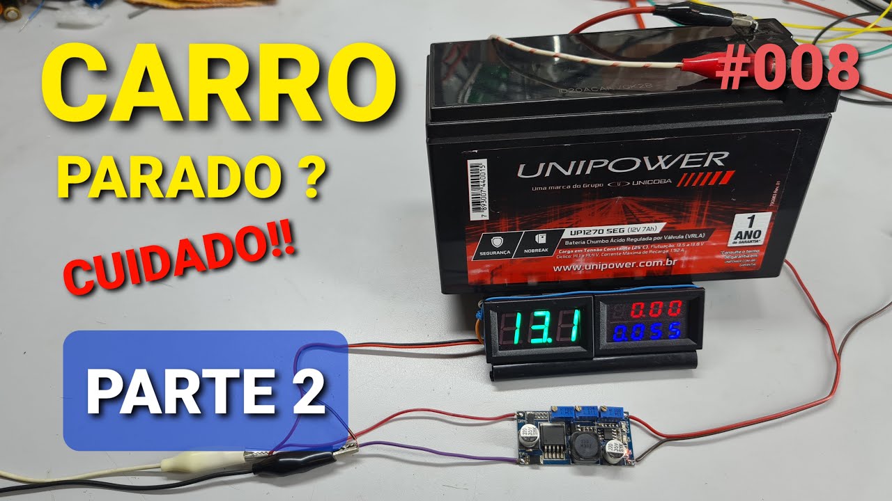 DIY Monte carregador flutuador para bateria chumbo ácido usadas em carro ou moto Parte2