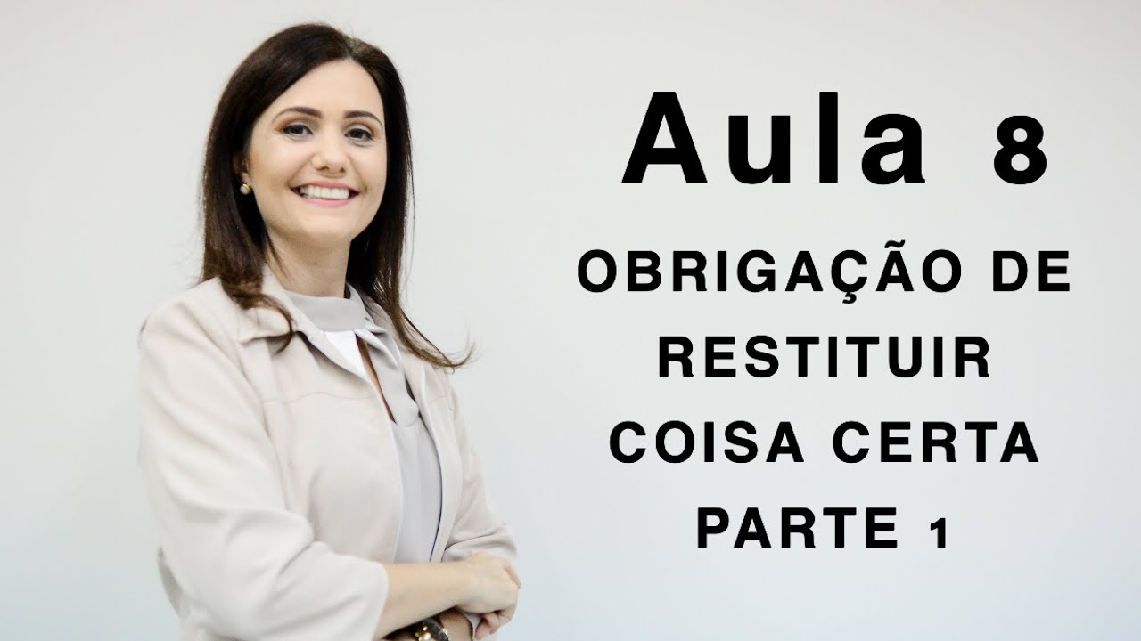Obrigação de restituir coisa certa
