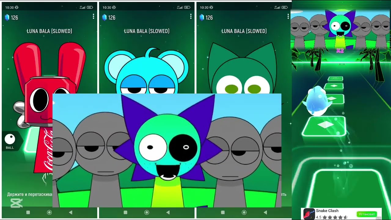 Crazy Rhythm Jumps in Tiles Hop Sprunki! 🔥🎵. [THG]