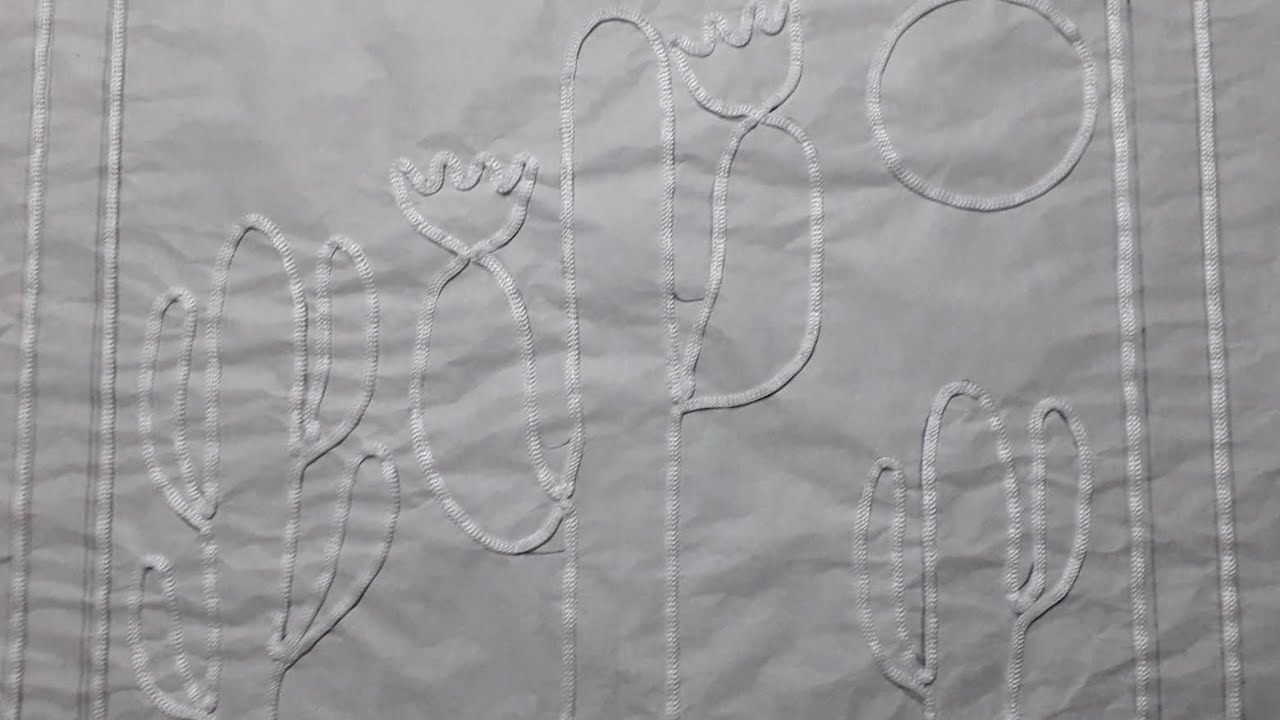 Como alinhavar projeto com lacê alternativo