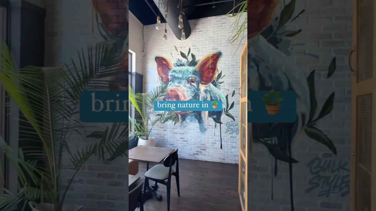 when the interior and exterior plants meet 🤝