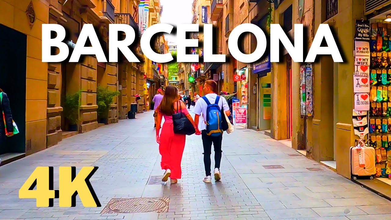 Walking in Barcelona, Spain 🇪🇸: Arc de Triomf to La Rambla, 4K (Part 1 )