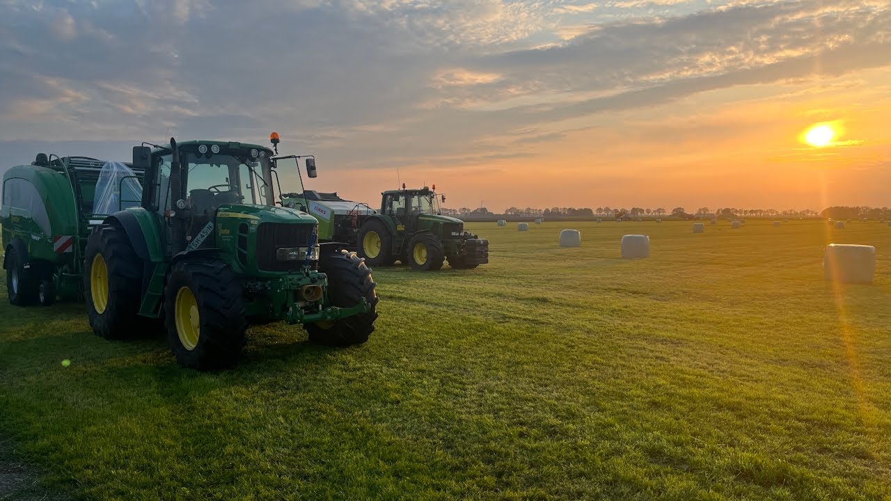 [PURE SOUND] John Deere 6630 premium + Mc Hale Fusion 3 Plus | Ronde balen persen