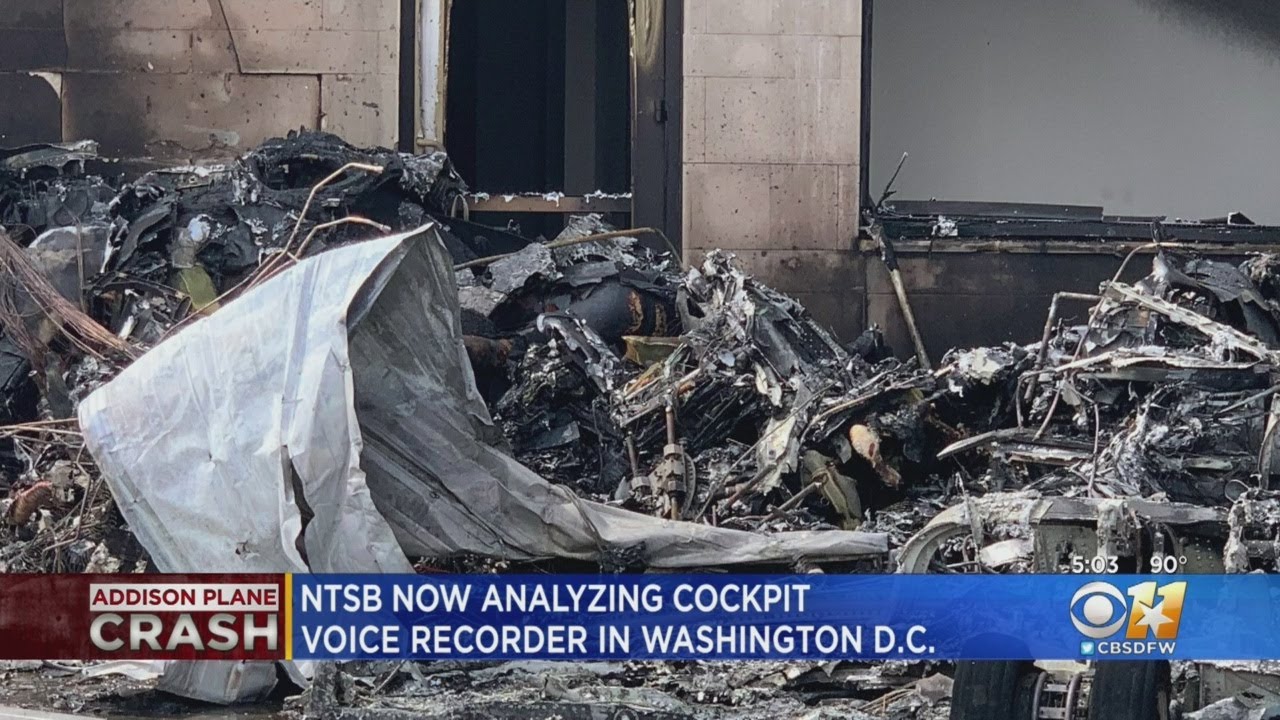 Federal Investigators Recover Voice Recording From Plane That Crashed At Addison Airport