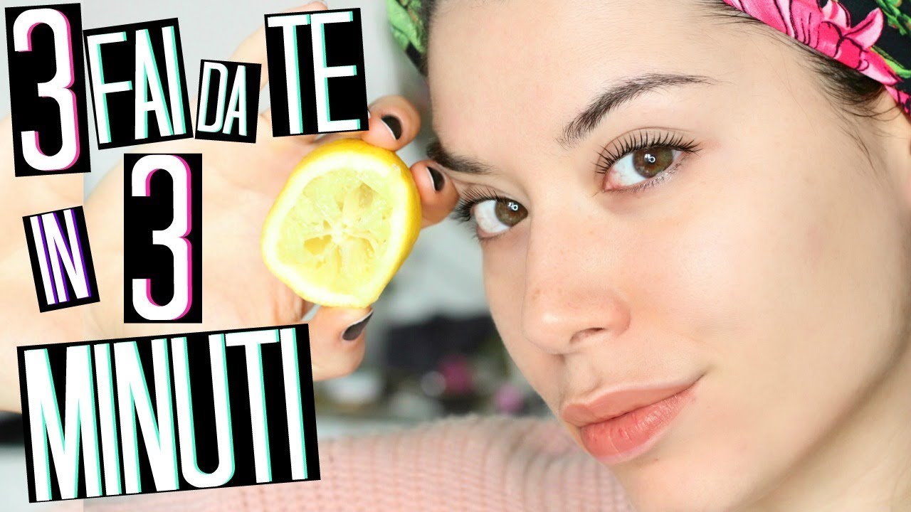 3 TRUCCHETTI FAI DA TE PELLE PERFETTA | ELIMINARE I BRUFOLI E I PUNTI NERI IN 3 MIN  | Adriana Spink