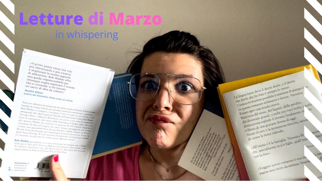 ASMR ITA II LETTURE DI MARZO IN WHISPERING