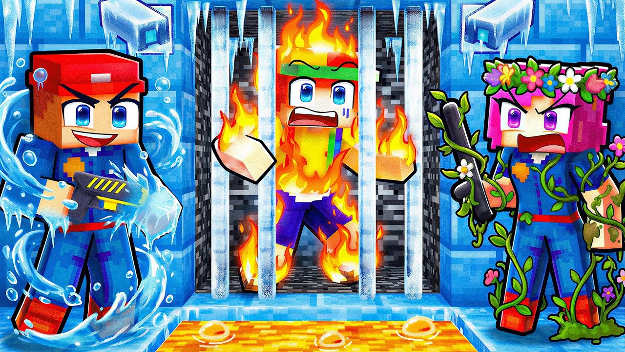 Застрял в ТЮРМЕ, где могут быть ТОЛЬКО ЭЛЕМЕНТЫ, в Minecraft!