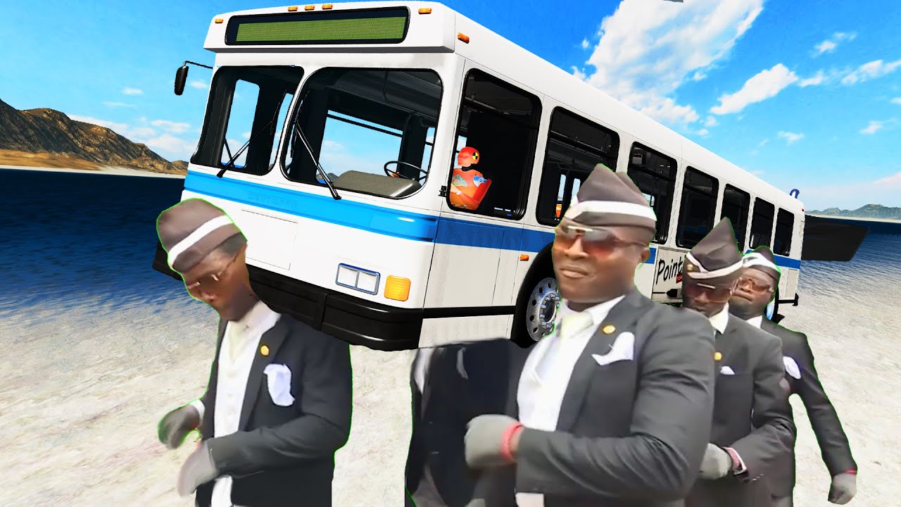 COFFIN FUNERAL DANCE MEME #4 - ASTRONOMIA Music  8-BIT Cover - BeamNG Drive