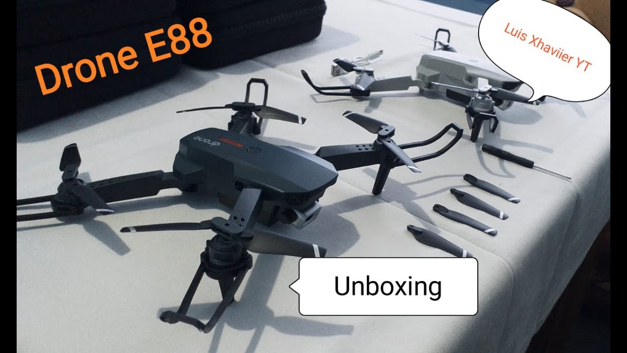 Drone E88 Unboxing
