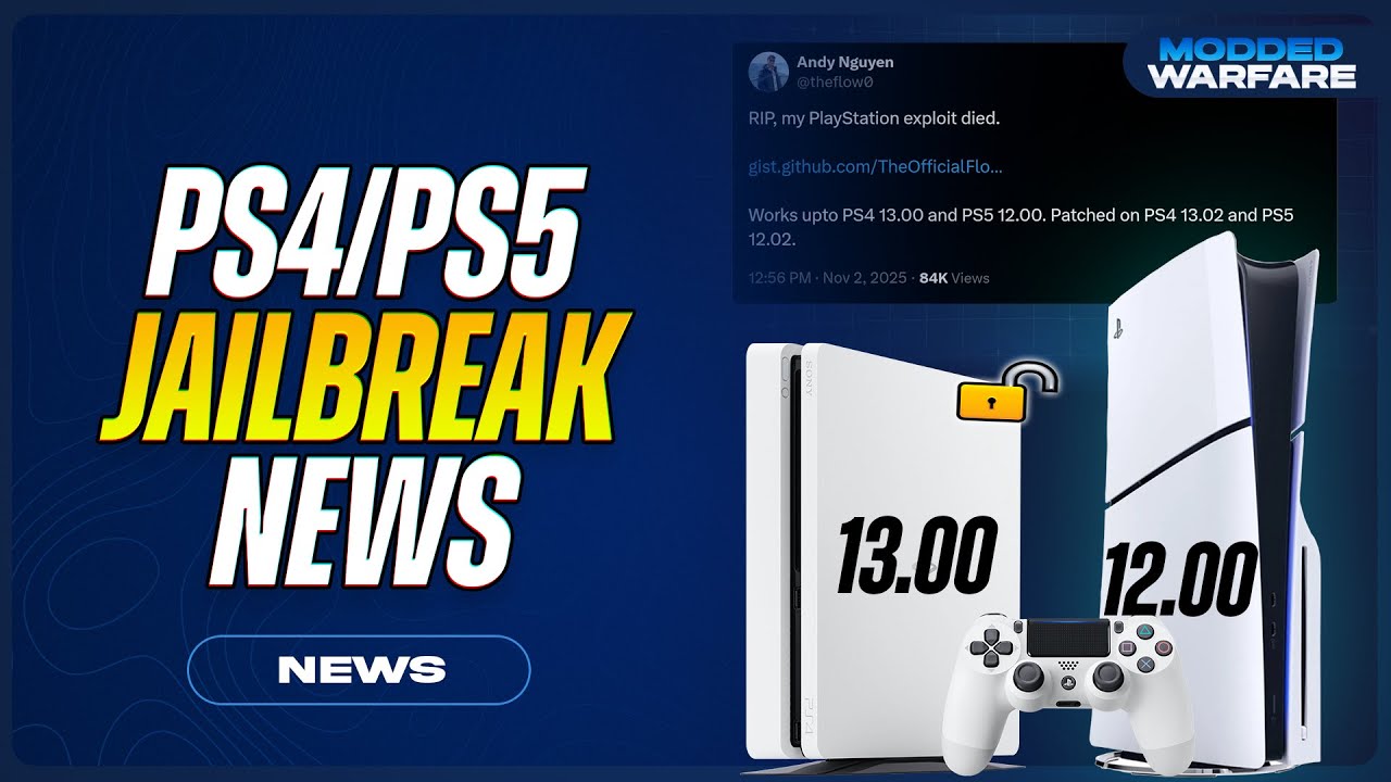 Новости джейлбрейка PS4/PS5: новый эксплойт ядра, обновления Y2JB, функции etaHEN, дамп игр PS5 и...