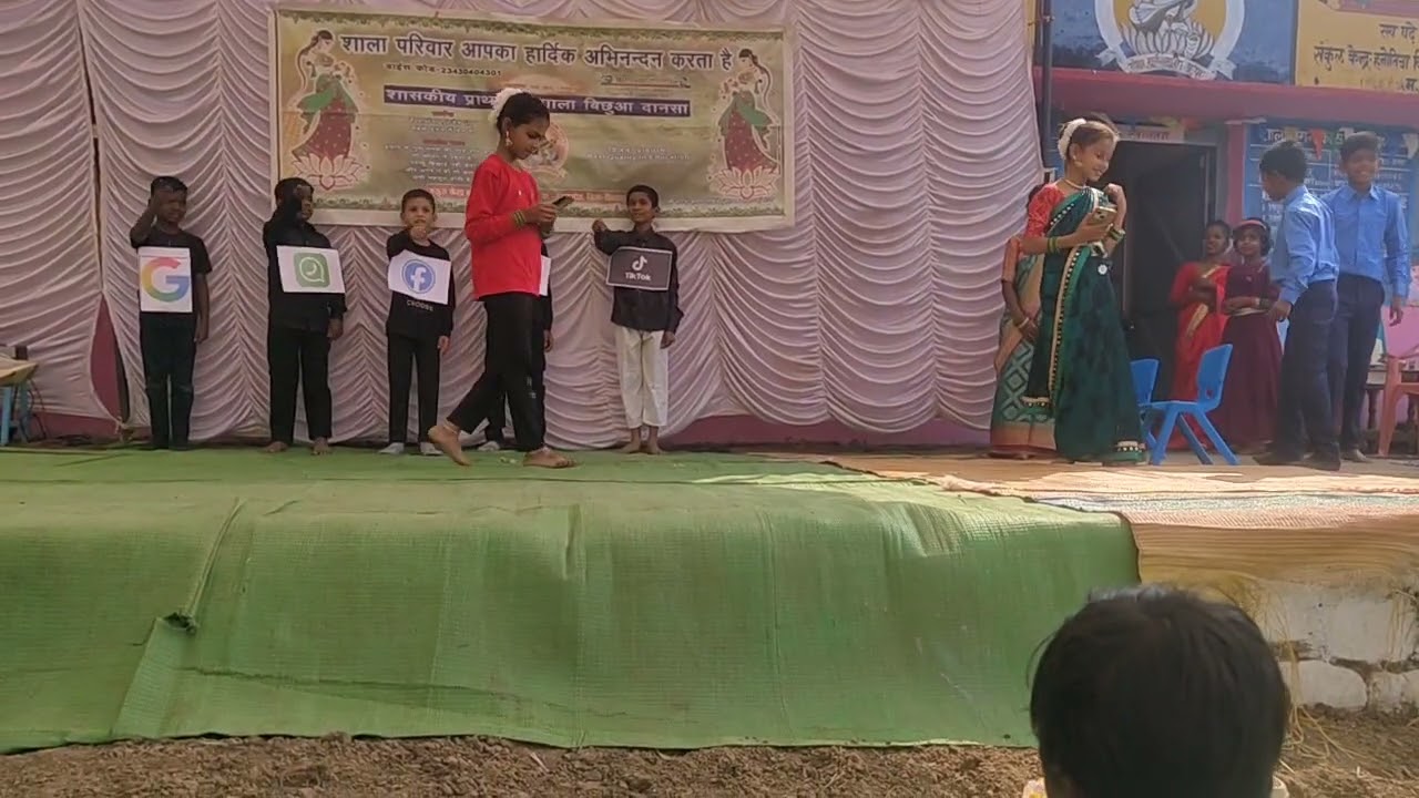 Social media theme drama. #republicday #drama #song #socialmedia social media natak