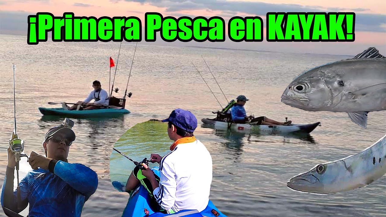 Primera vez Pescando en KAYAK en la Bahia de Chetumal, Quintana Roo, Mexico.