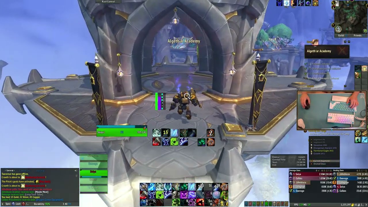 60k DPS!!! 2 Hand Frost DK Obliteration Build Dragonflight Dungeon