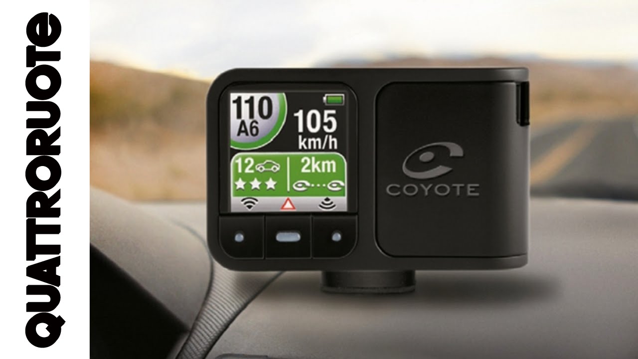 Coyote: come funziona il segnalatore di autovelox
