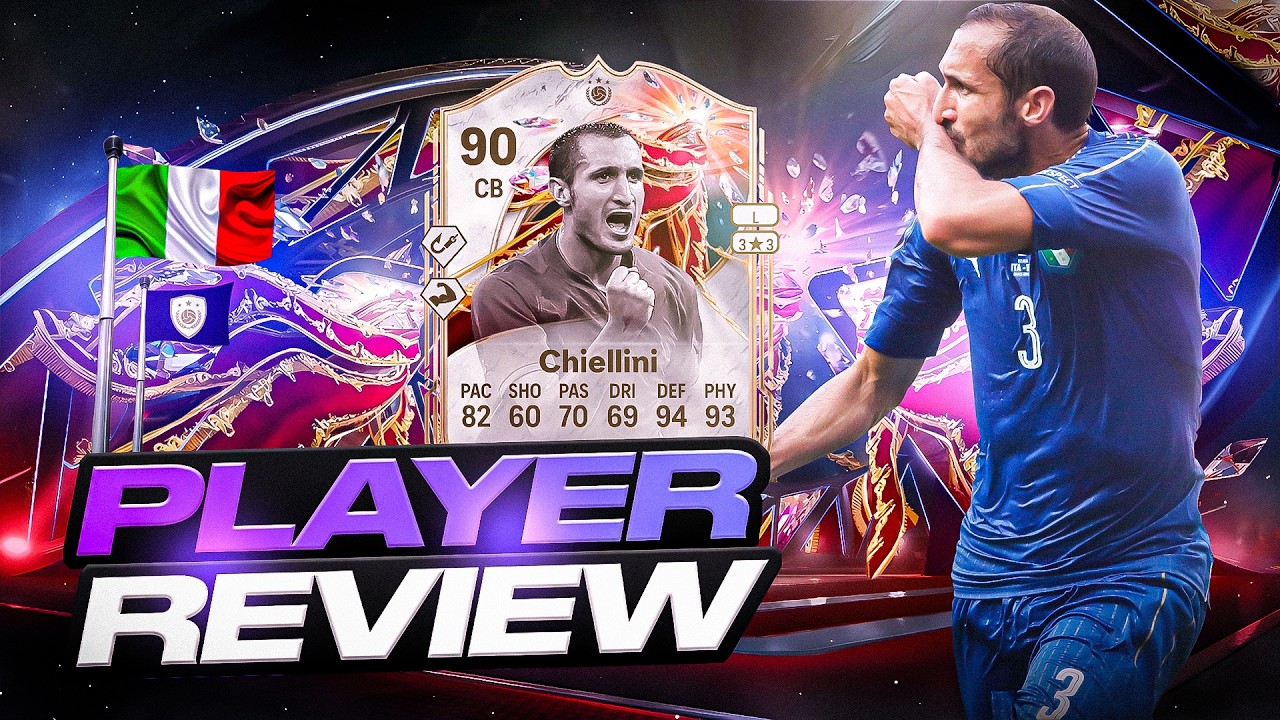 Обзор игрока 90 KNOCKOUT ROYALTY ICON CHIELLINI SBC - EA FC 26 ULTIMATE TEAM