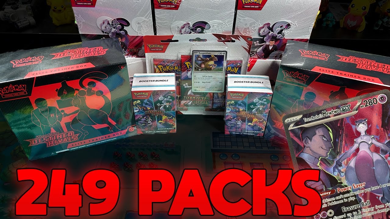 Opening 249 Packs of Pokémon Destined Rivals | I LOVE THIS SET