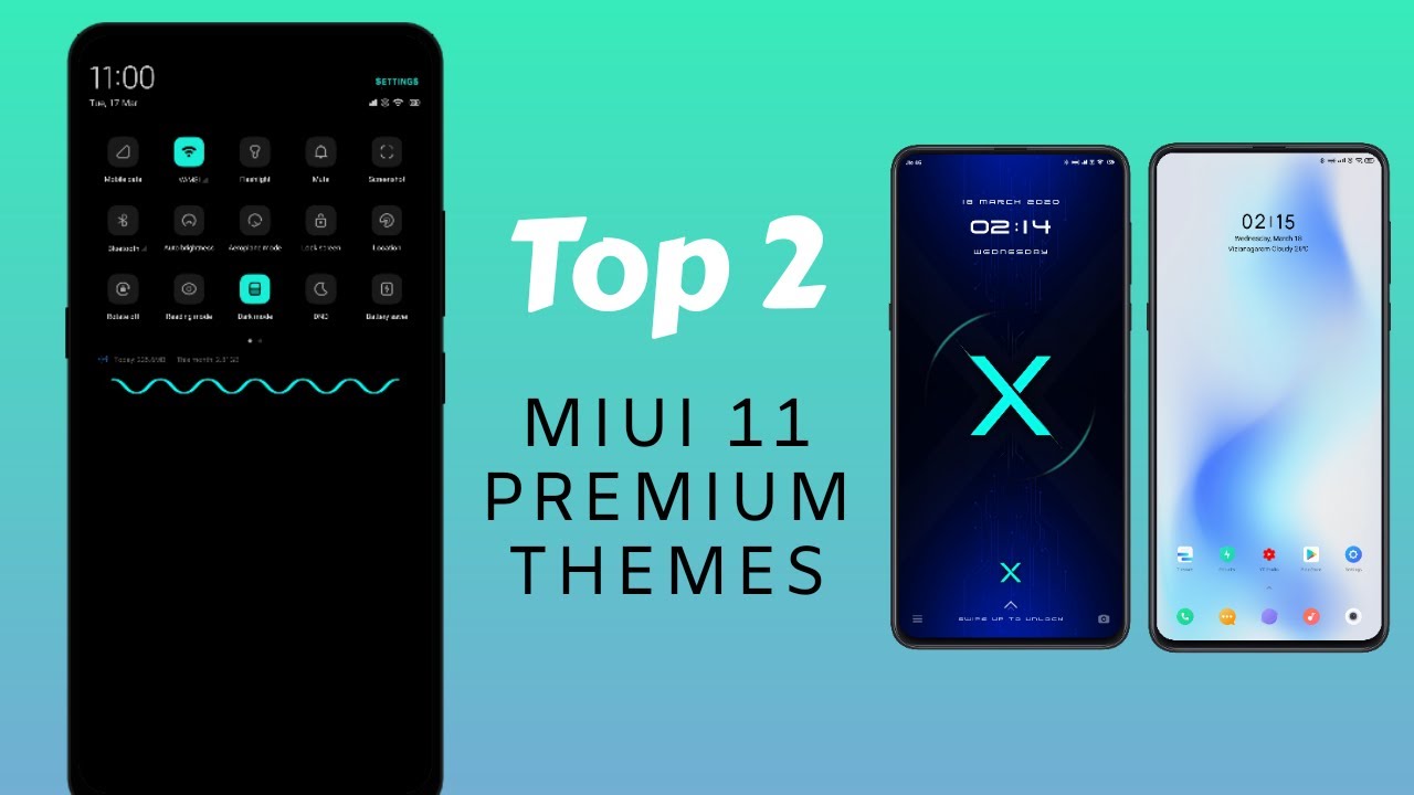MIUI 11 Top 2 Premium Themes | New Themes
